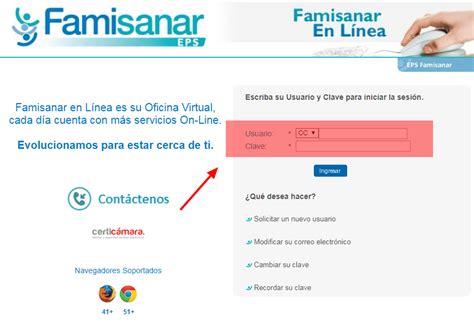 famisanar numero para citas|Famisanar EPS: Servicios en línea y teléfonos para。